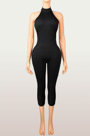 Sexy Backless Sleeveless Solid Seventh Jumpsuit YWXS P5218506X
