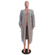 Casual Tassel Knit Cardigan Jacket TR 1282
