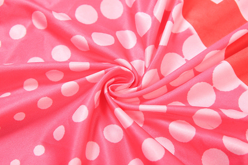 Print Stand Collar Zipper Romper DLSF K25Q82279