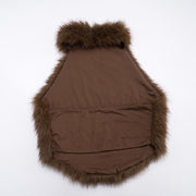 Furry Backless Sleeveless Crop Tops MXBF J25TP296