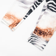 Sexy Halterneck Backless Print Seventh Jumpsuit MXBF J26JP173