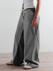 Loose Color Block Wide Leg Jeans GYAN 059