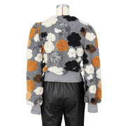 Floral Single breasted Short Coat ZSD 0562