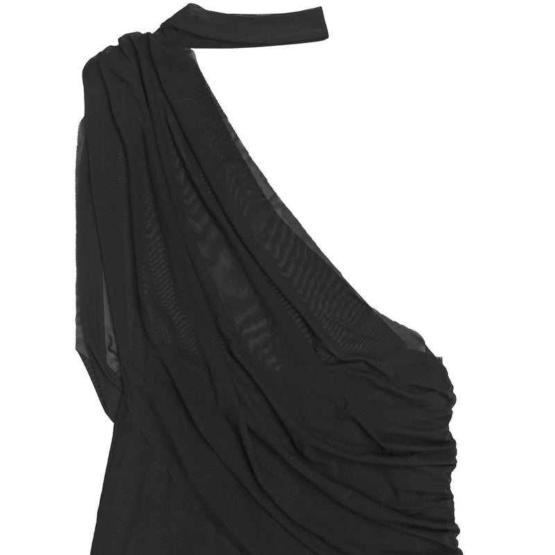 Mesh See Through Maxi Dress BY 7726