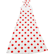 Sleeveless Polka Dot Printed Halterneck Maxi Dress DLSF K6D16498A