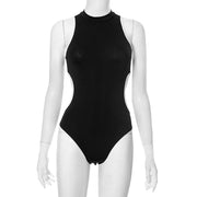 Sleeveless Hollow Out One Piece Swimsuit GDSF Q25BS119