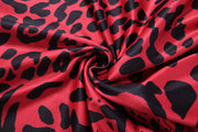 Leopard Print V Neck Tight Jumpsuit GZJQ K6Q01737A
