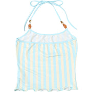 Halterneck Beading Stripe Tank Top GYME K6B10711A
