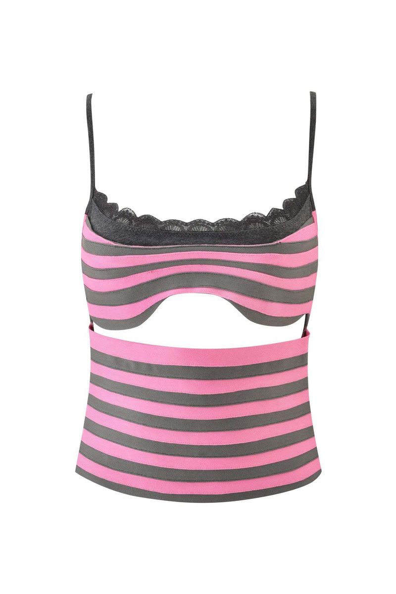 Stripe Sling Tank Tops GKYS 3059