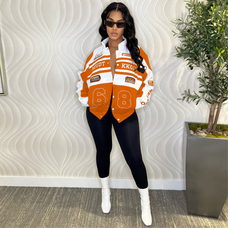 Removable Multi Wear Printed Padded Jacket OD 8655