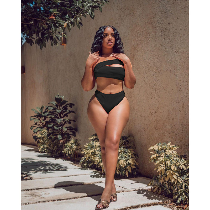 Sexy Solid Bikinis Two Piece Sets IV 8288