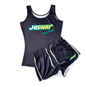Casual Sports Print Tank Top And Shorts Two Piece Set SHD 9415