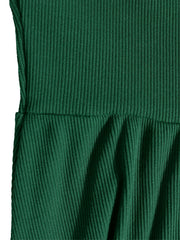 Lantern Long Sleeve Solid Color Mini Dress HNIF TK047