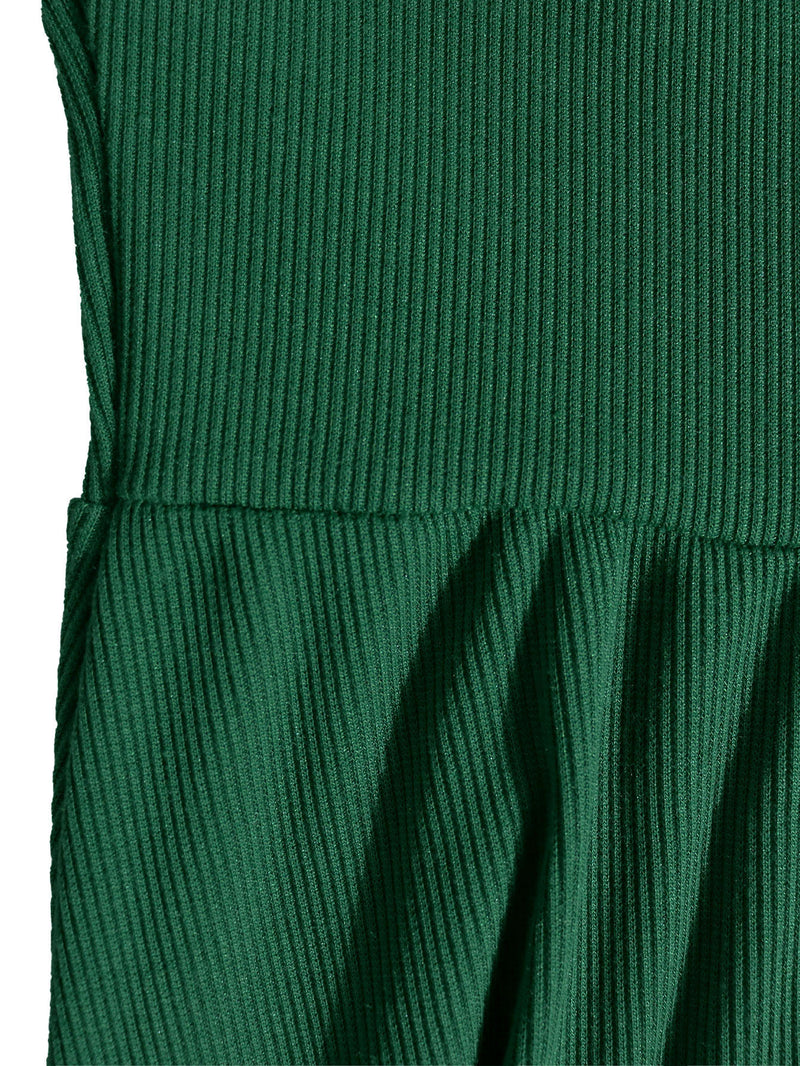 Lantern Long Sleeve Solid Color Mini Dress HNIF TK047