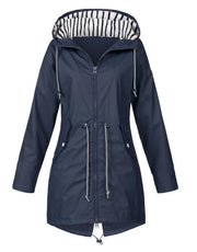 Plus Size Zipper Hooded Mountaineering Jacket GOFY NCFY 16
