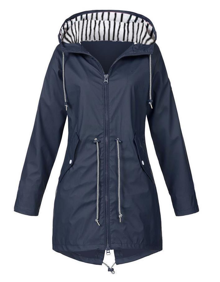 Plus Size Zipper Hooded Mountaineering Jacket GOFY NCFY 16
