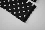 Polka Dot Print Seventh Pants LJSF P6421566X