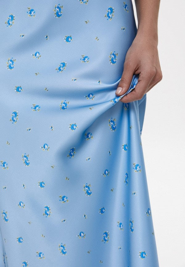 Satin Print Long Skirts GKYS 1111