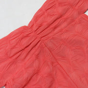 Sexy Hollow Out One Shoulder Solid Color Romper CYA 901394