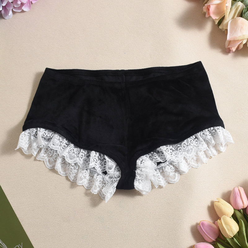 Patchwork Contrast Color Shorts GFRT 060140PBL