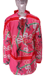 Long Sleeve Print Shirt GCYF 9333