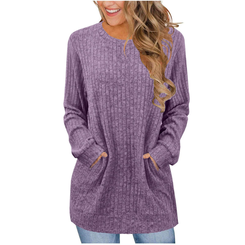 Solid Color O Neck T Shirt GYZY 6680