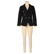 Solid Color Long Sleeve Blazer Coats AIL AL288