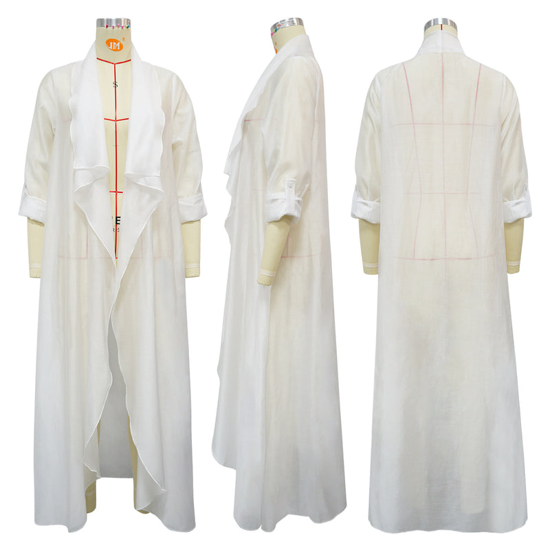 Chiffon Long Cardigan Sun Protection Jacket YF 10834