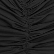 V Neck Cross Hollow Out Split Maxi Dress BY 7802