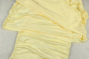 Solid Color Ruched Mini Dress GJYO JD305276