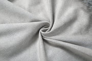 Zipper Long Sleeve Furzzy Patchwork Jackets GSLF K25C83769