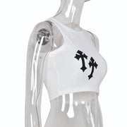 Sleeveless Print Tank Tops GNZD 6322TL