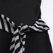 Deep V Neck Stripe Backless Seventh Jumpsuit GPKJ MR50892