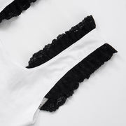 Square Neck Lace Camisole Top GDSF Q25TP084