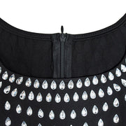 Hot Diamond U Neck Sleeveless Bodycon Dress BY 7117