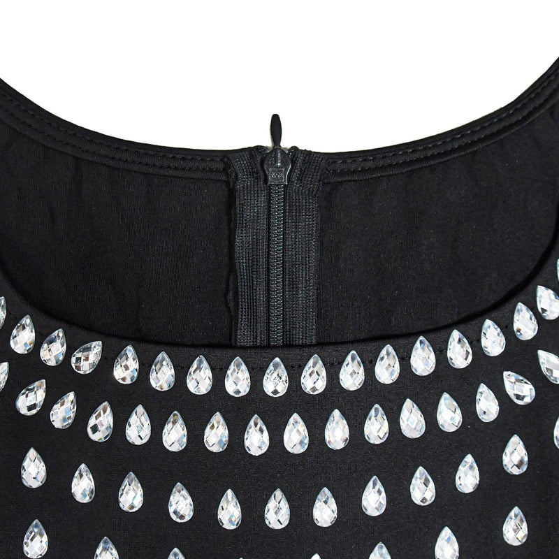 Hot Diamond U Neck Sleeveless Bodycon Dress BY 7117