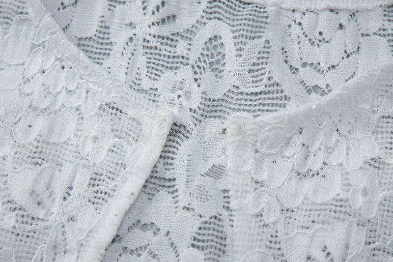 Lace Short Sleeve T Shirt GLAG T6421492F