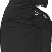 Solid Color Hollow Out Tube Top Dess BY 7760