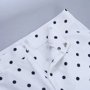 Polka Dots Print Sport Seventh Pants SUM JY26051PFO