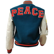 Thickened Embroidered Color Block Baseball Jacket CM 001