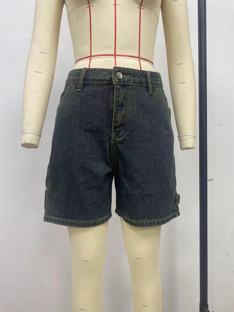 Casual Loose Denim Shorts GYAN 8946