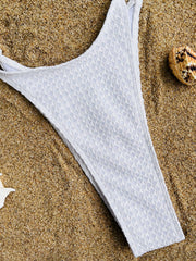 Solid Color Backless Bandage One Piece Swiimsuit CASF 6595