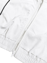 Sport Zipper Long Sleeve Pants 2 Piece Set HNIF GY336