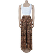 Retro Animal Print Casual Pants BY 7768