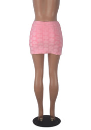 Fashion Solid Color Mini Skirt MZ 2866