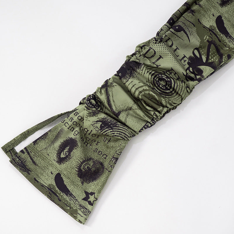 Sexy Print High waisted Skinny Pants GSBD J25PT088