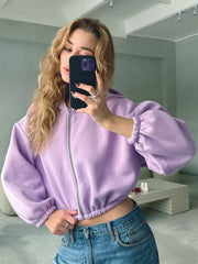Fashion Long Sleeve Hooded Sweatshirt YMZY 61010