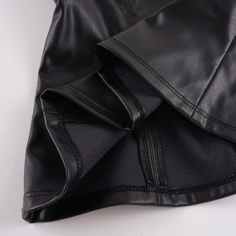 Sexy Leather Tube Top Tank Top GPKJ MR52013