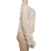 Knitted Tassel Woolen Jacket GZJQ W24L54752