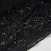 Solid Lace Patchwork T Shirt MZ 2826